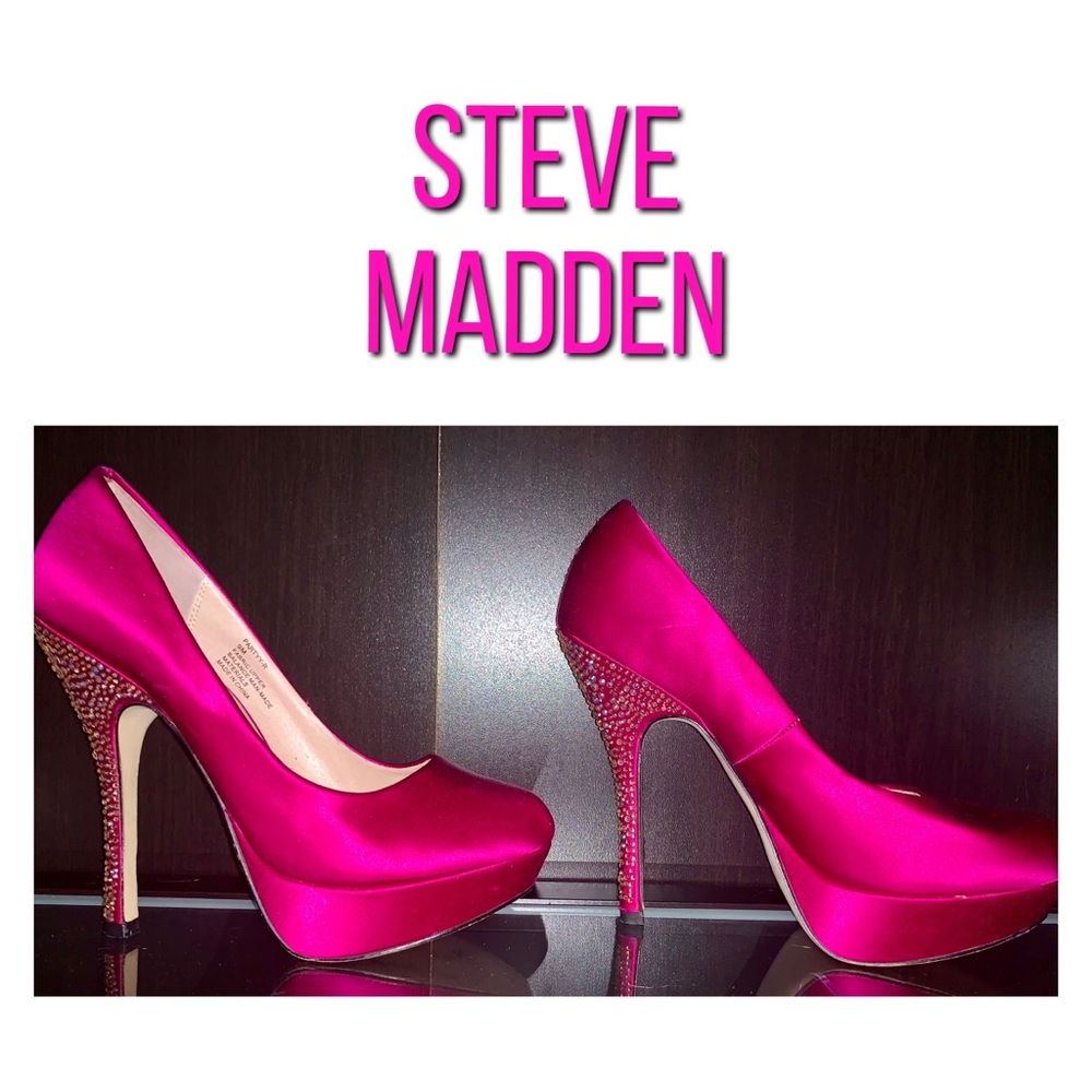 Steve Madden Partyy-R Fuschia Pumps